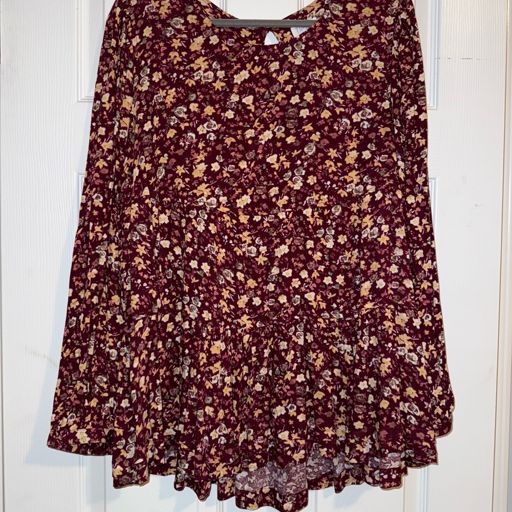 Floral Babydoll Top